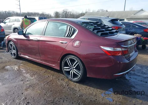 2016 Honda Accord Sport from USA, damaged, VIN 1HGCR2F5XGA052937